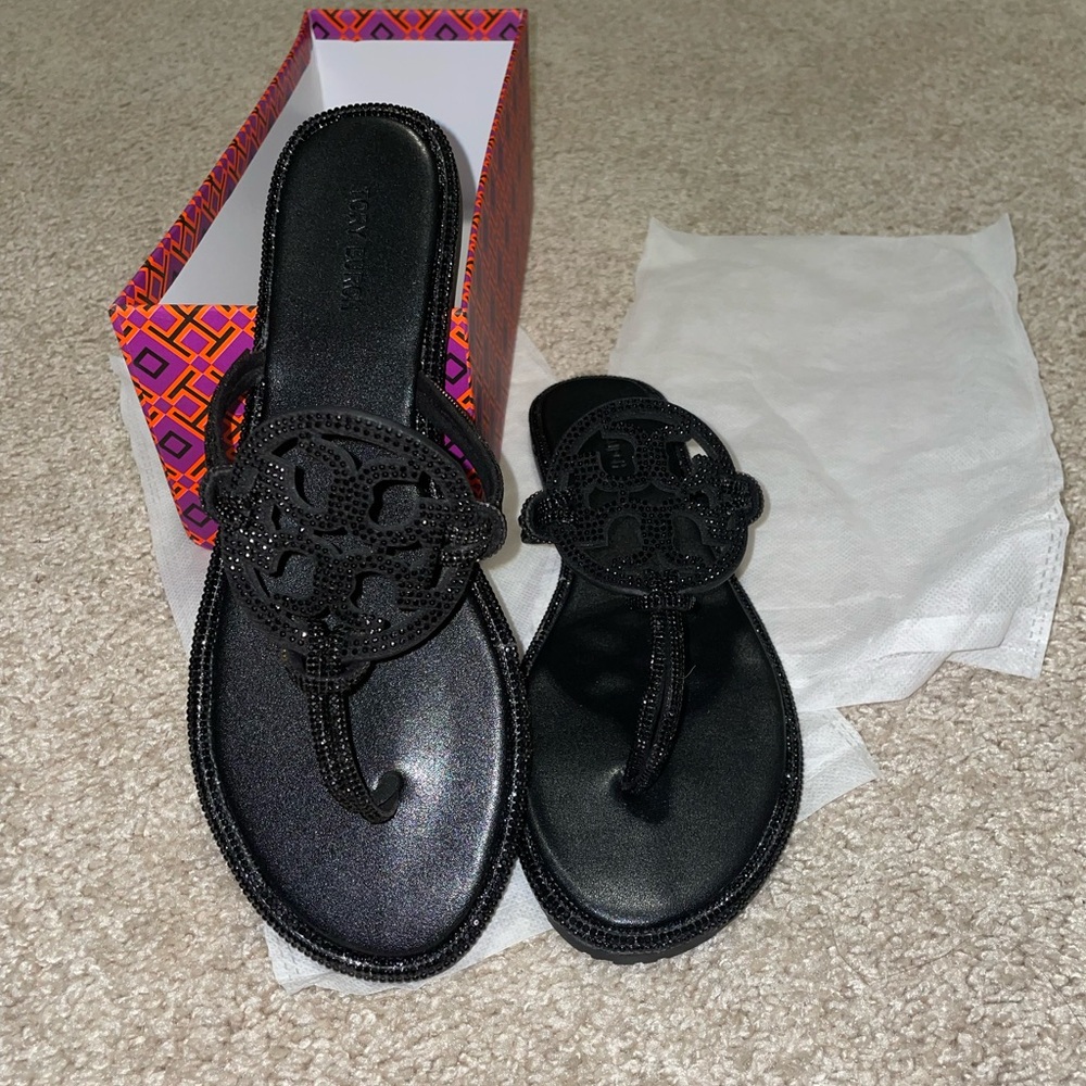 Tory Burch Black Sandals
